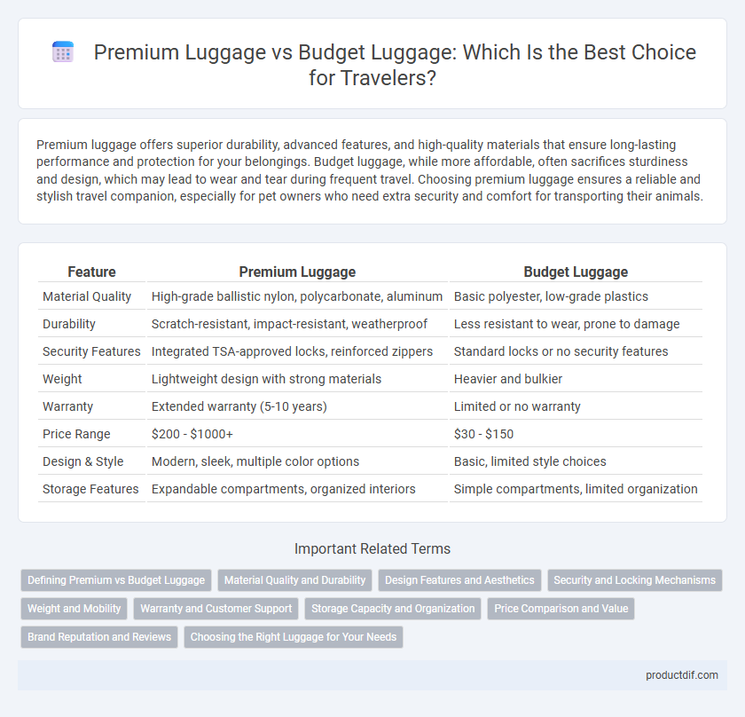 Premium Luggage vs Budget Luggage: Which Is the Best Choice for Travelers?