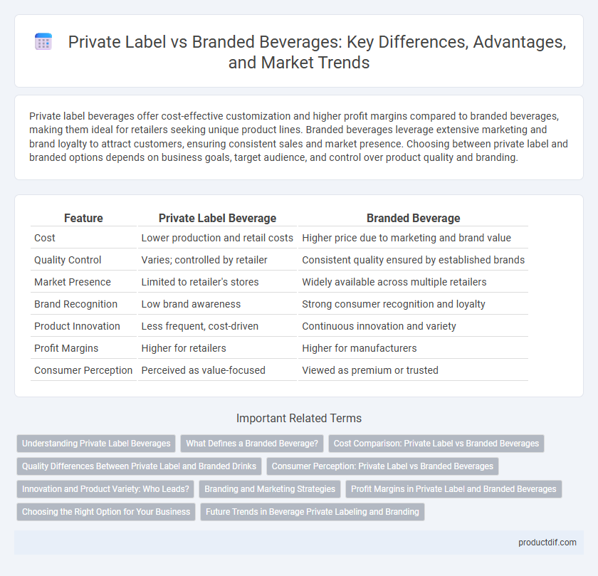 Private Label vs Branded Beverages: Key Differences, Advantages, and Market Trends