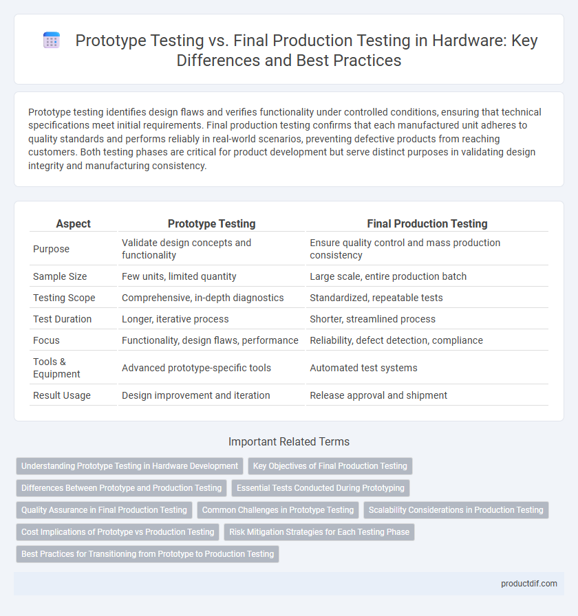 Prototype Testing vs. Final Production Testing in Hardware: Key Differences and Best Practices