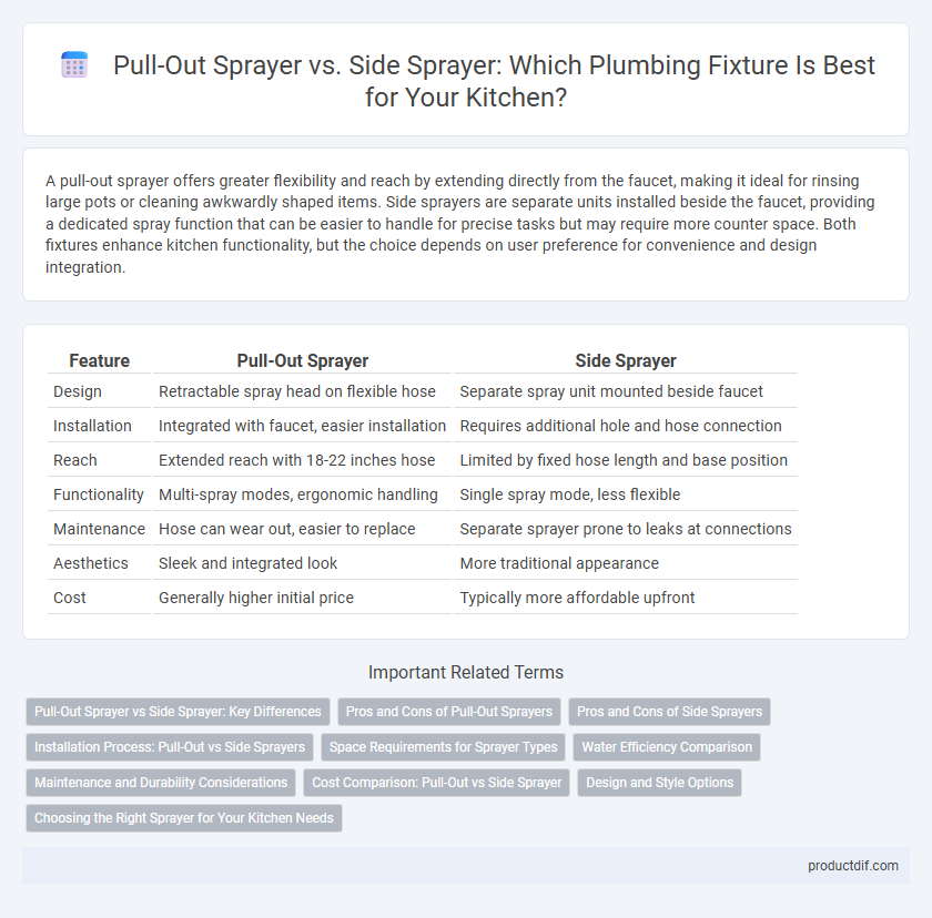 Pull-Out Sprayer vs. Side Sprayer: Which Plumbing Fixture Is Best for Your Kitchen?