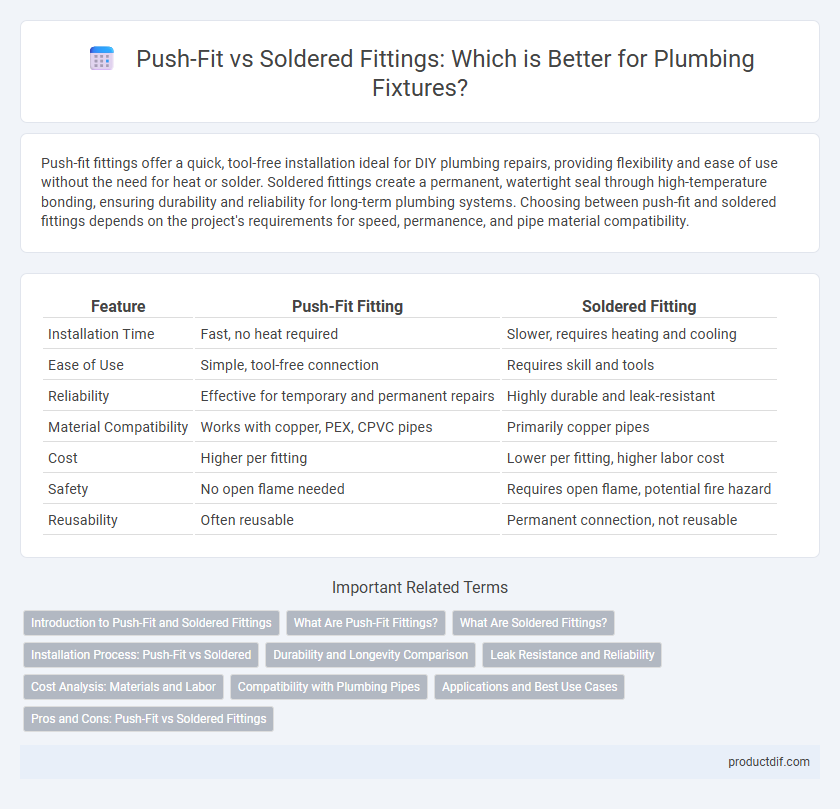 Push-Fit vs Soldered Fittings: Which is Better for Plumbing Fixtures?