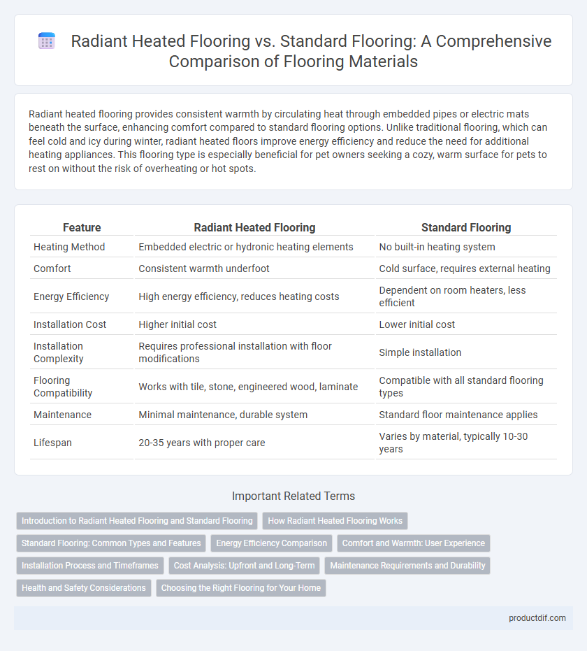Radiant Heated Flooring vs. Standard Flooring: A Comprehensive Comparison of Flooring Materials