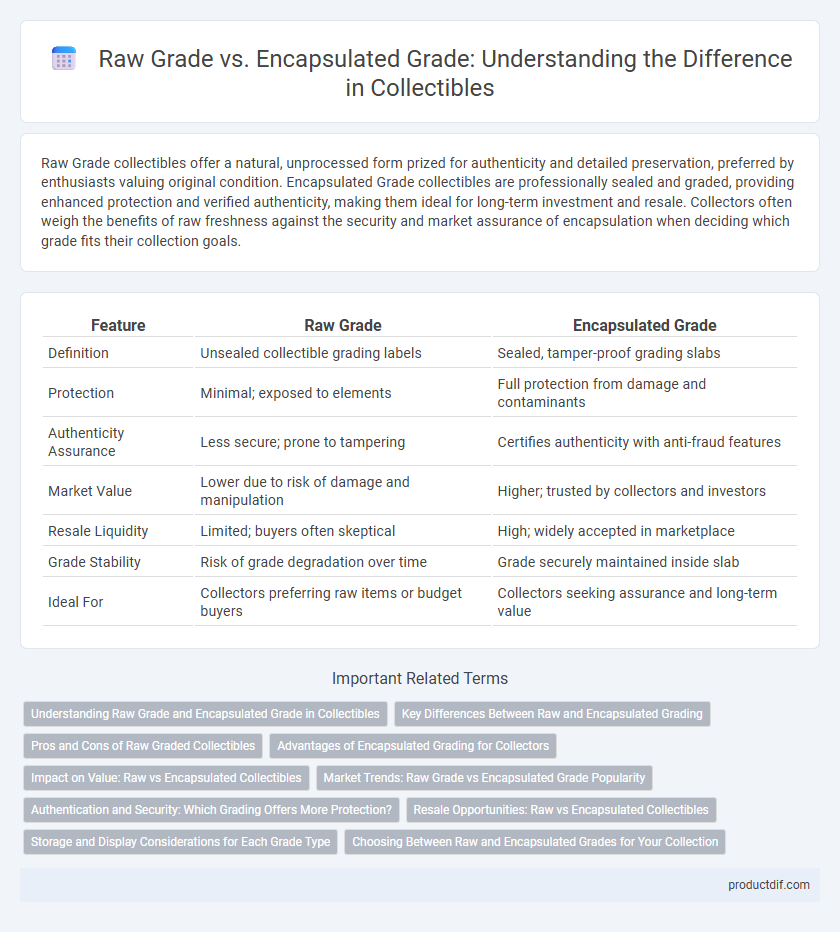 Raw Grade vs. Encapsulated Grade: Understanding the Difference in Collectibles