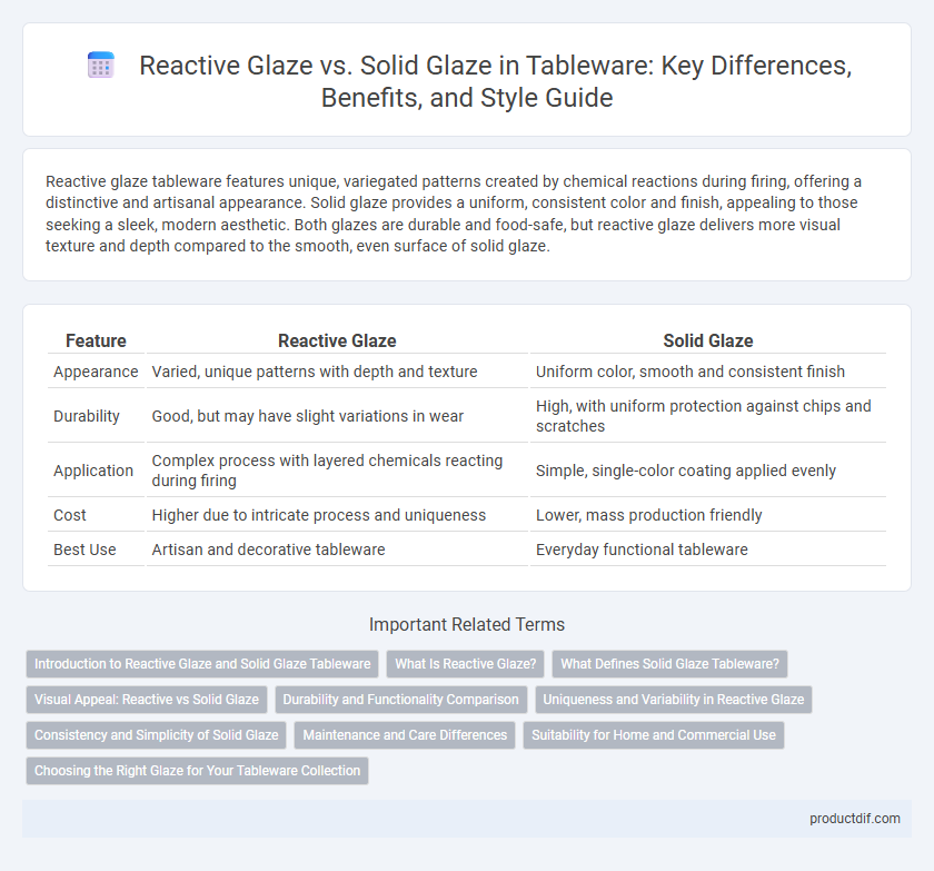 Reactive Glaze vs. Solid Glaze in Tableware: Key Differences, Benefits, and Style Guide
