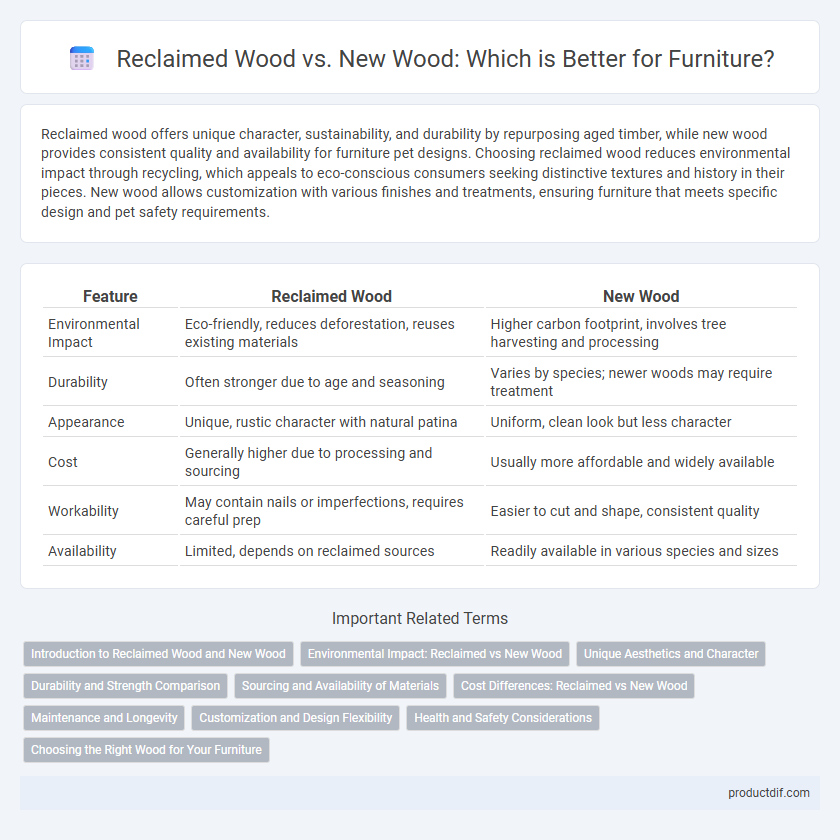 Reclaimed Wood vs. New Wood: Which is Better for Furniture?