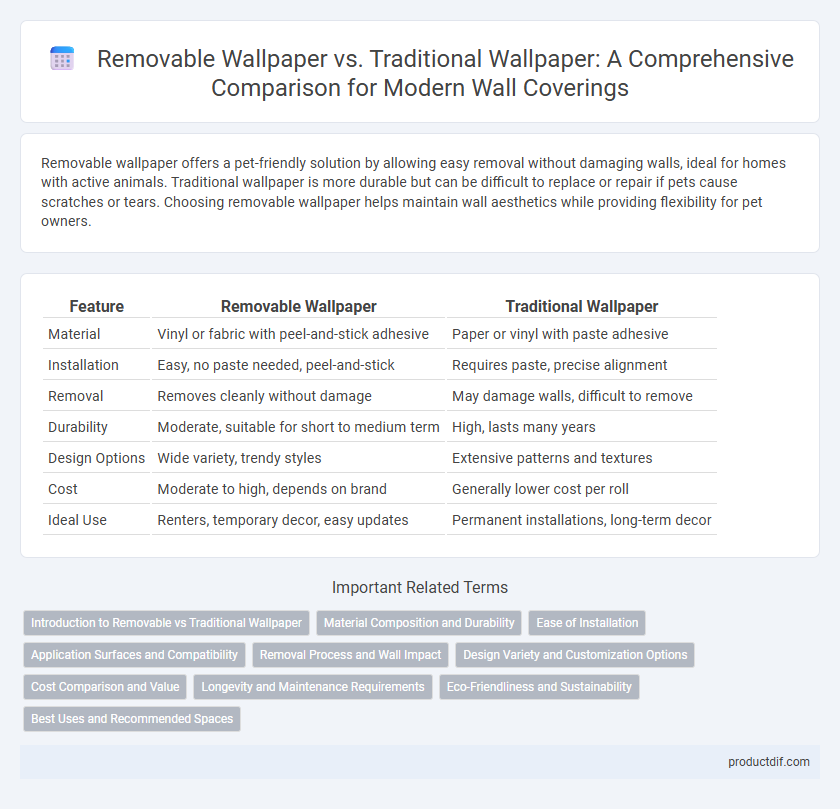 Removable Wallpaper vs. Traditional Wallpaper: A Comprehensive Comparison for Modern Wall Coverings
