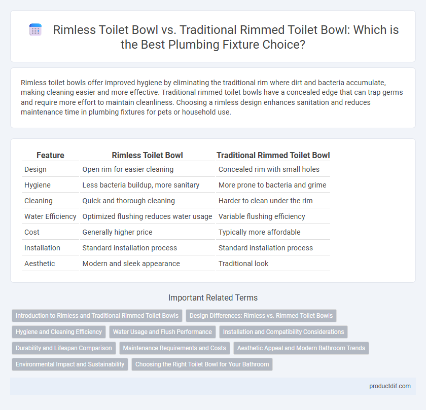 Rimless Toilet Bowl vs. Traditional Rimmed Toilet Bowl: Which is the Best Plumbing Fixture Choice?