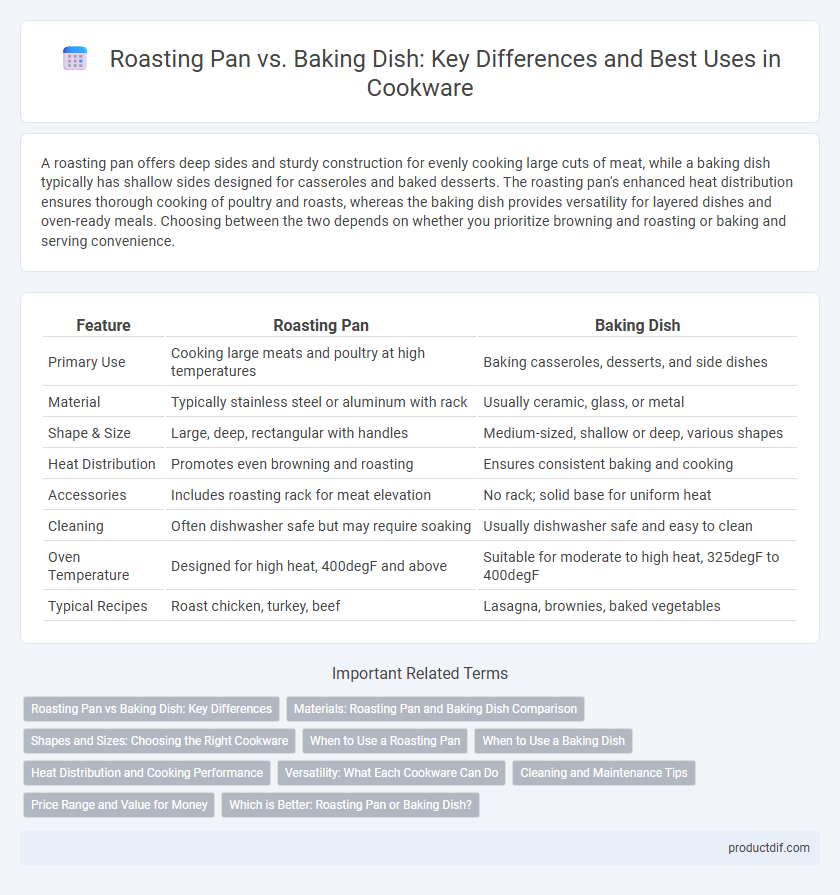 Roasting Pan vs. Baking Dish: Key Differences and Best Uses in Cookware