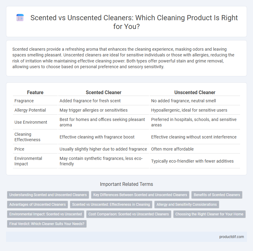 Scented vs Unscented Cleaners: Which Cleaning Product Is Right for You?
