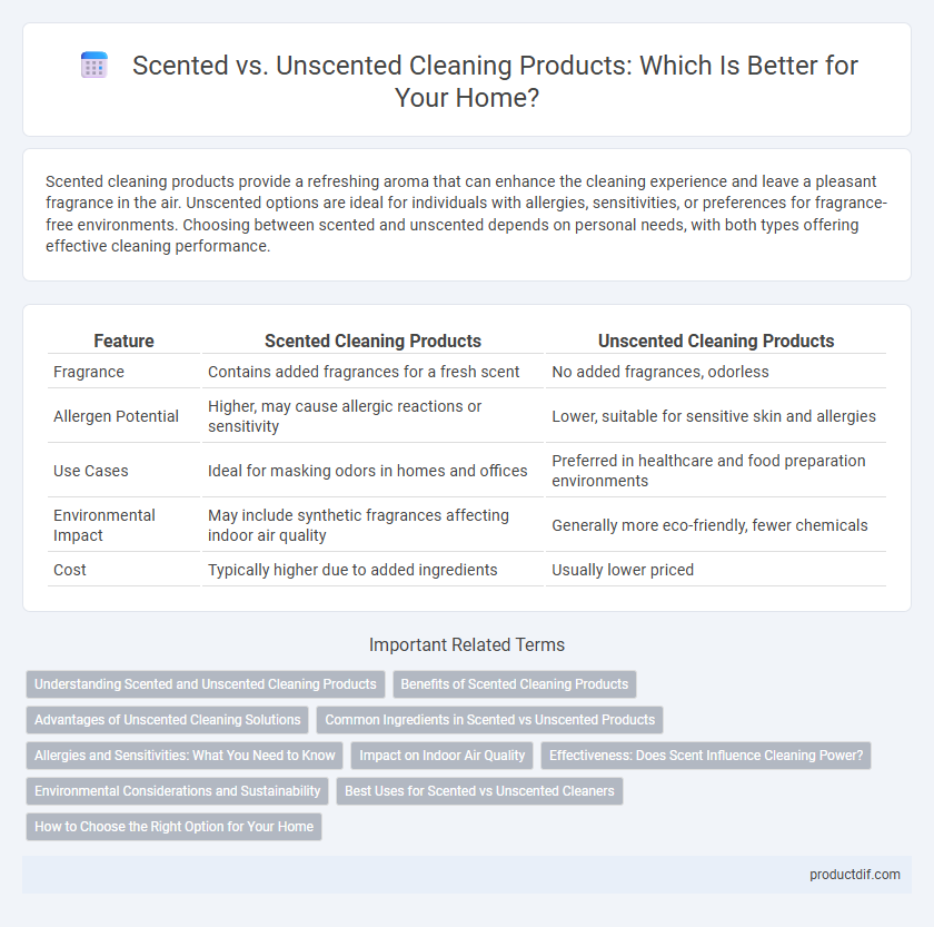 Scented vs. Unscented Cleaning Products: Which Is Better for Your Home?