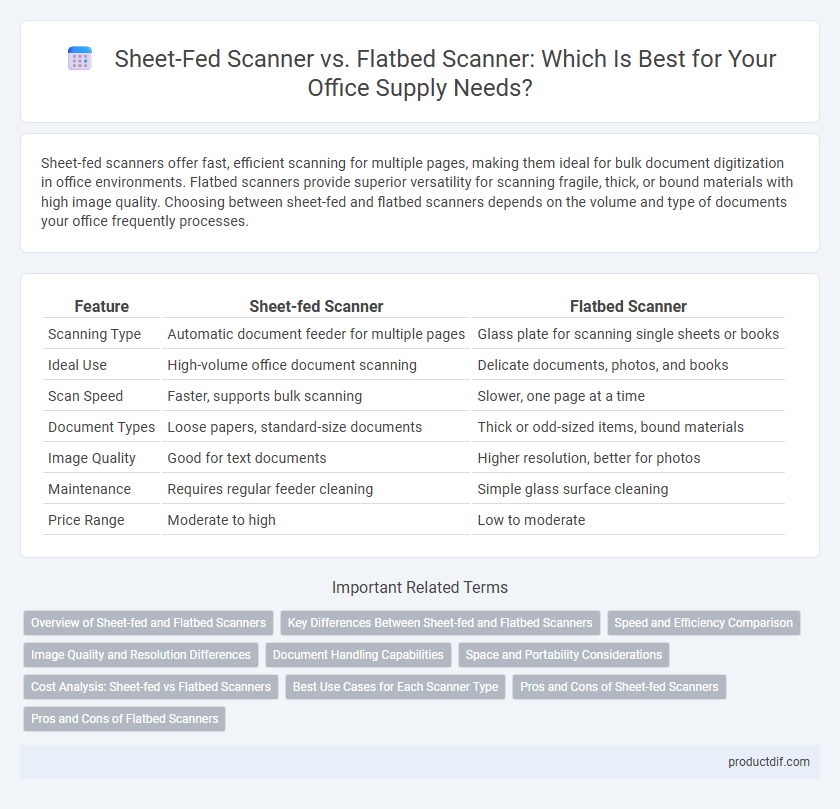 Sheet-Fed Scanner vs. Flatbed Scanner: Which Is Best for Your Office Supply Needs?