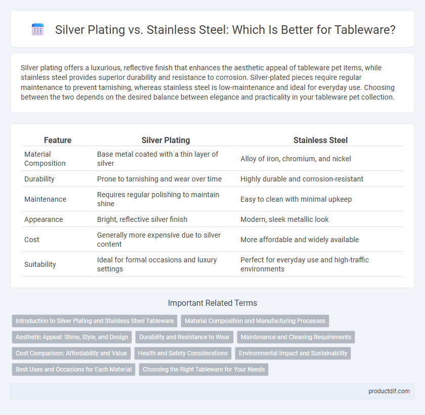Silver Plating vs. Stainless Steel: Which Is Better for Tableware?