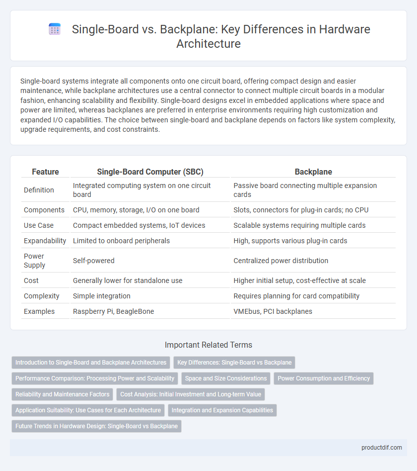 Single-Board vs. Backplane: Key Differences in Hardware Architecture