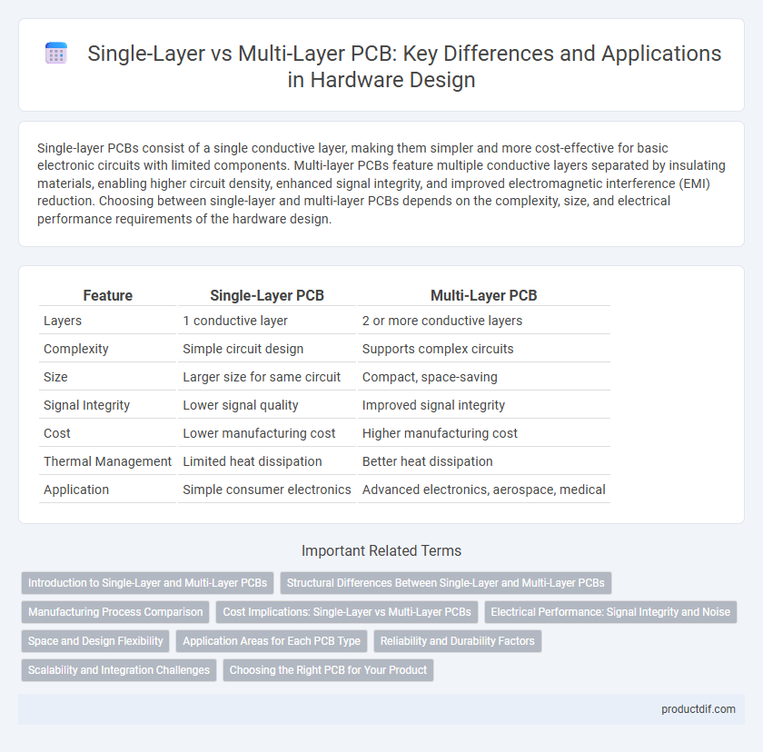 Single-Layer vs Multi-Layer PCB: Key Differences and Applications in Hardware Design
