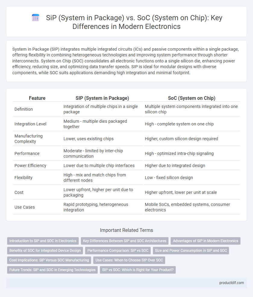 SiP (System in Package) vs. SoC (System on Chip): Key Differences in Modern Electronics