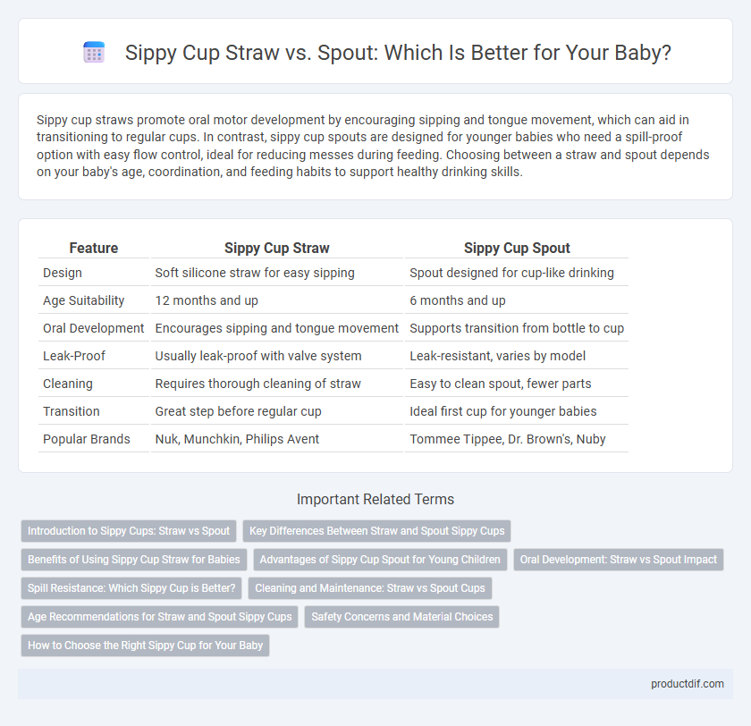 Sippy Cup Straw vs. Spout: Which Is Better for Your Baby?