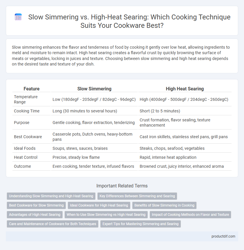 Slow Simmering vs. High-Heat Searing: Which Cooking Technique Suits Your Cookware Best?