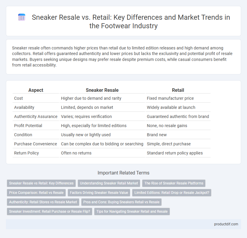 Sneaker Resale vs. Retail: Key Differences and Market Trends in the Footwear Industry