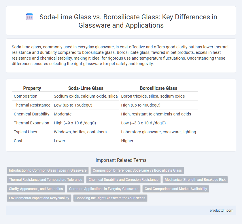 Soda-Lime Glass vs. Borosilicate Glass: Key Differences in Glassware and Applications