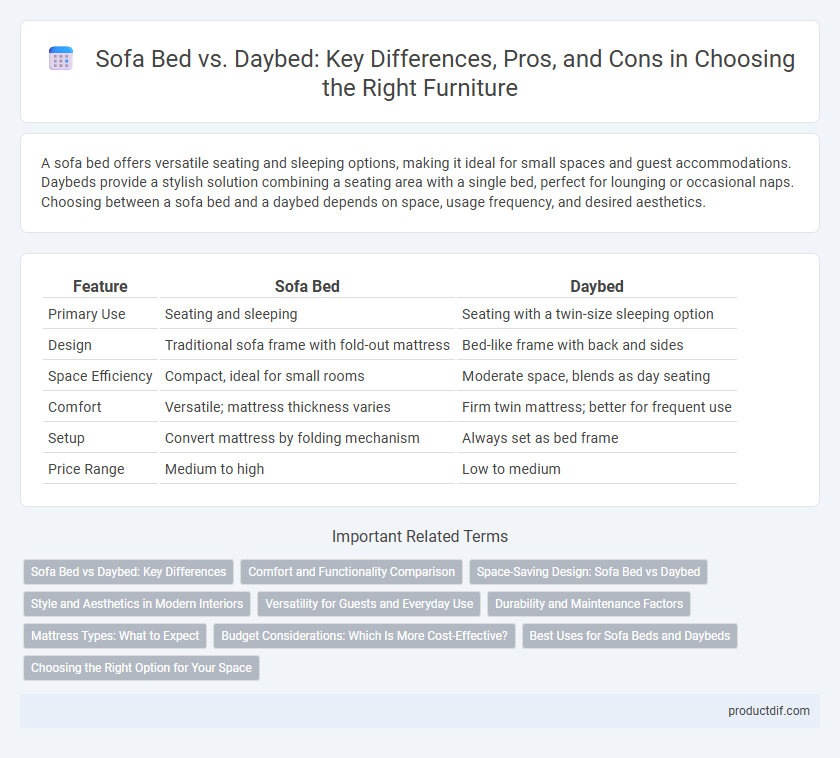 Sofa Bed vs. Daybed: Key Differences, Pros, and Cons in Choosing the Right Furniture