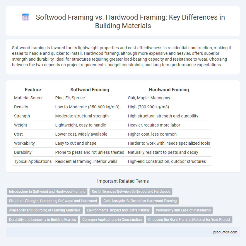 Softwood Framing vs. Hardwood Framing: Key Differences in Building Materials