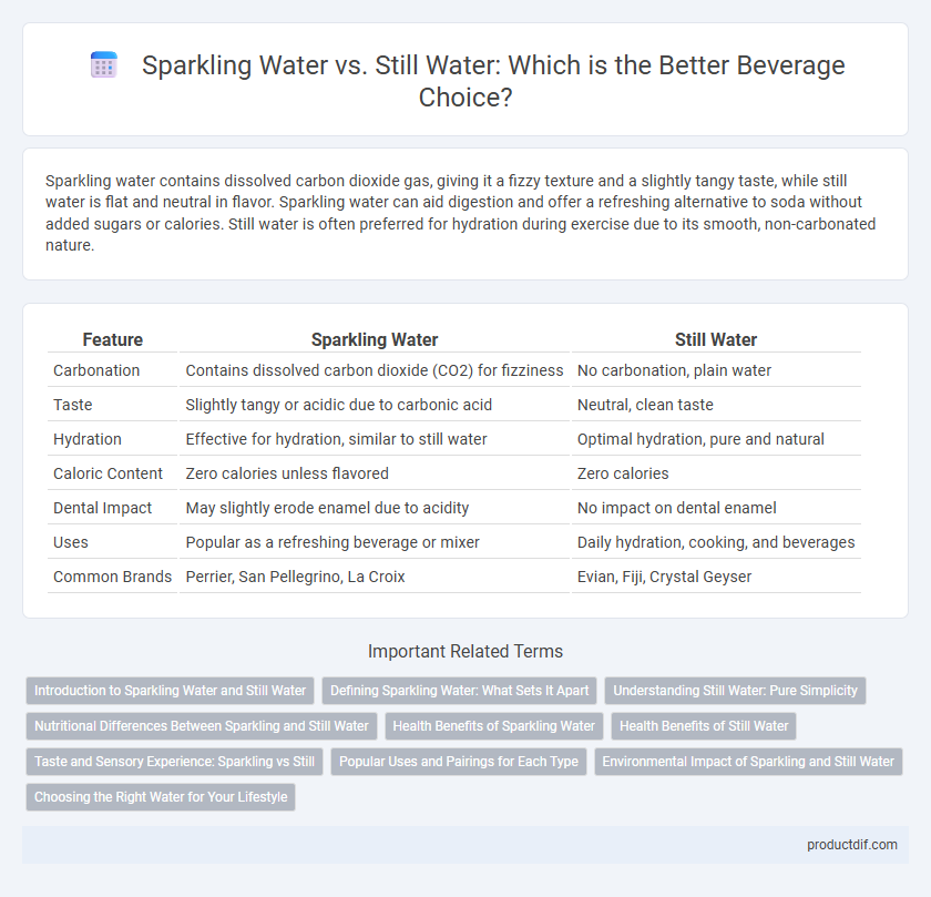 Sparkling Water vs. Still Water: Which is the Better Beverage Choice?