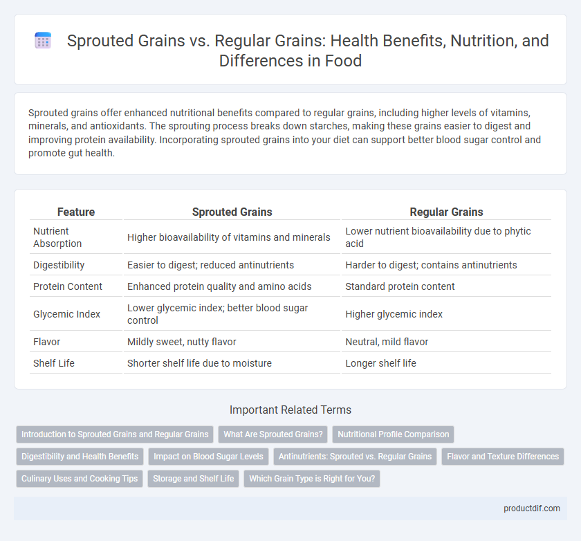 Sprouted Grains vs. Regular Grains: Health Benefits, Nutrition, and Differences in Food