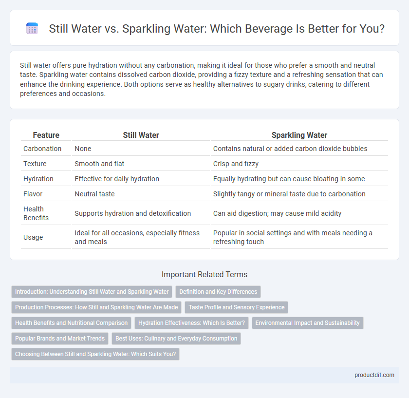 Still Water vs. Sparkling Water: Which Beverage Is Better for You?