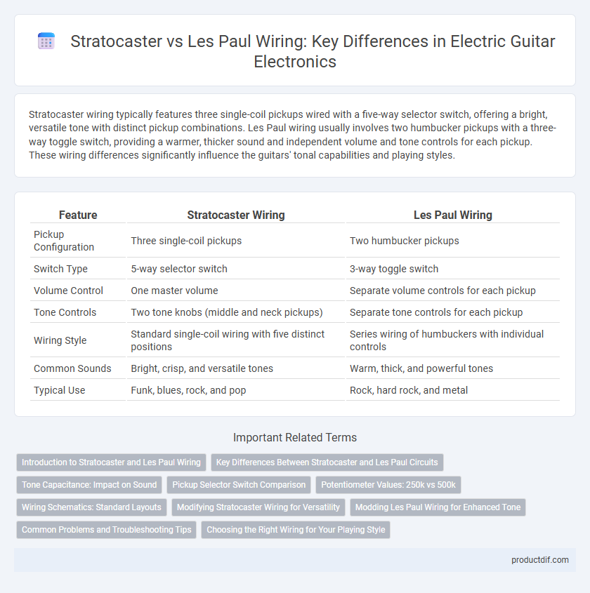 Stratocaster vs Les Paul Wiring: Key Differences in Electric Guitar Electronics