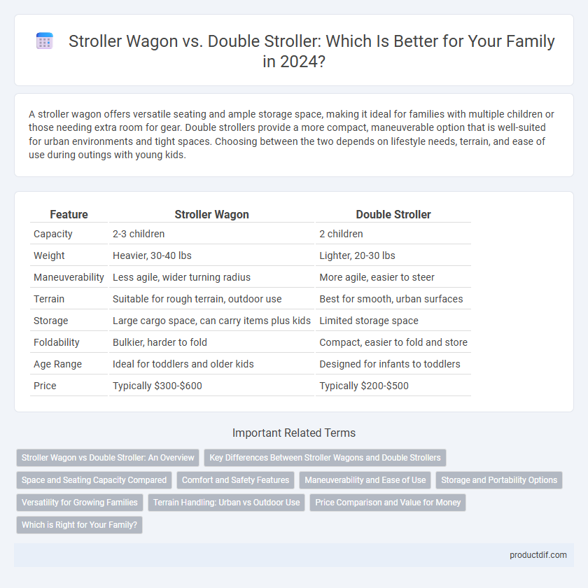 Stroller Wagon vs. Double Stroller: Which Is Better for Your Family in 2024?