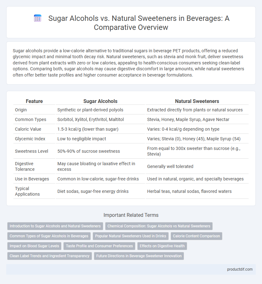Sugar Alcohols vs. Natural Sweeteners in Beverages: A Comparative Overview