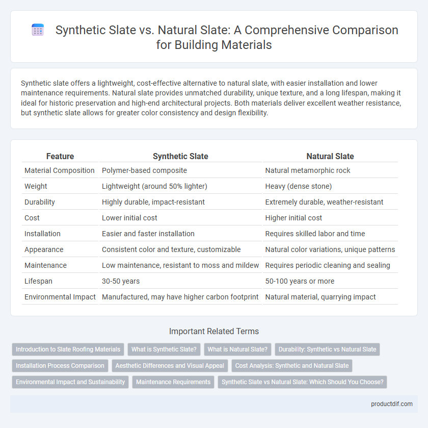 Synthetic Slate vs. Natural Slate: A Comprehensive Comparison for Building Materials