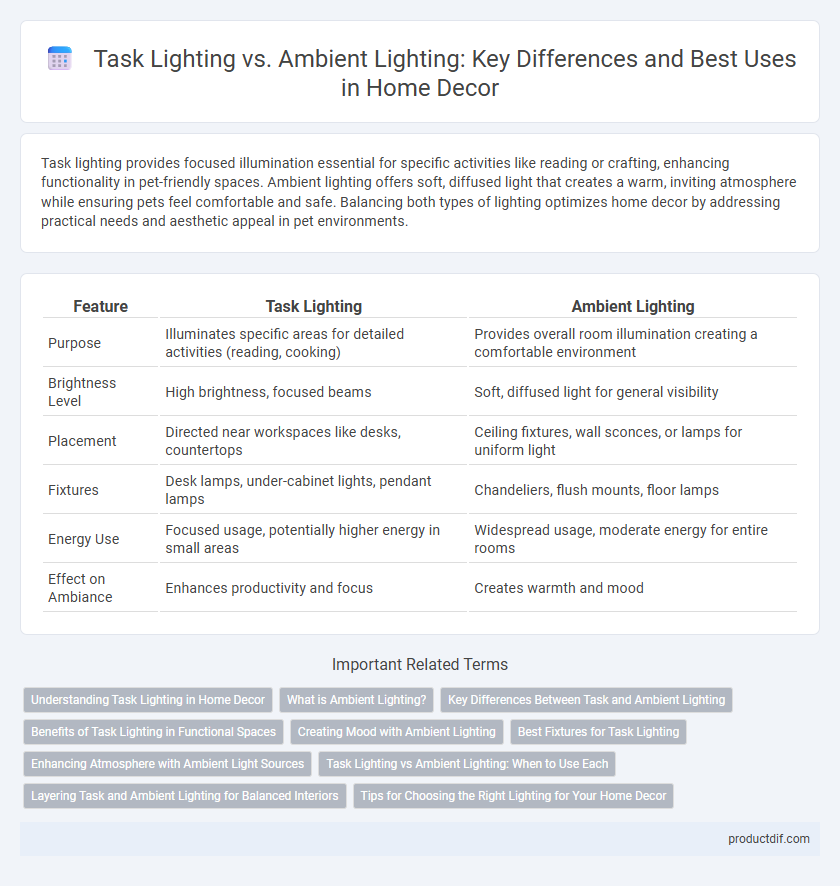 Task Lighting vs. Ambient Lighting: Key Differences and Best Uses in Home Decor