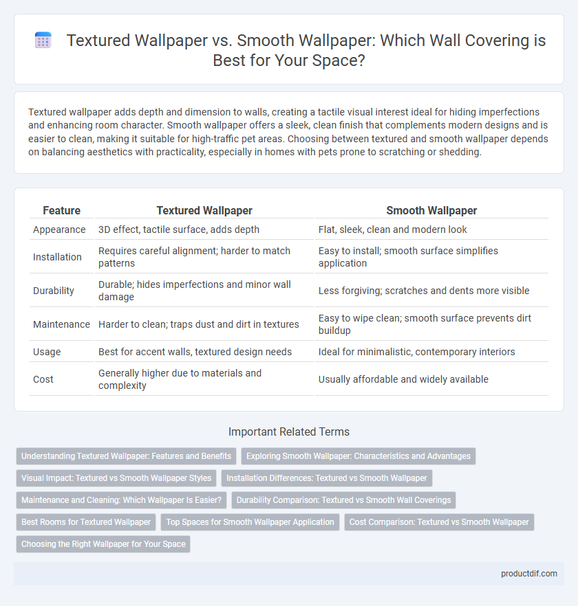 Textured Wallpaper vs. Smooth Wallpaper: Which Wall Covering is Best for Your Space?