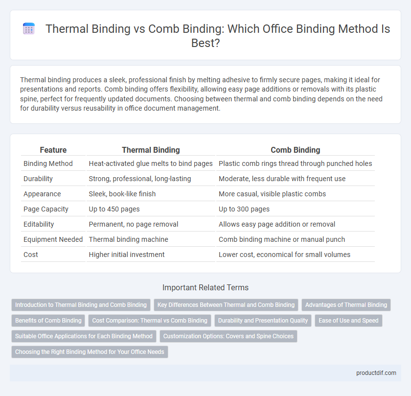 Thermal Binding vs Comb Binding: Which Office Binding Method Is Best?