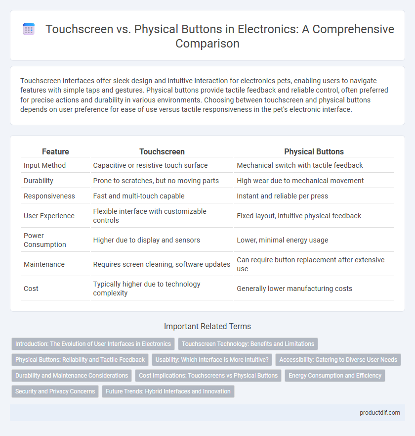 Touchscreen vs. Physical Buttons in Electronics: A Comprehensive Comparison