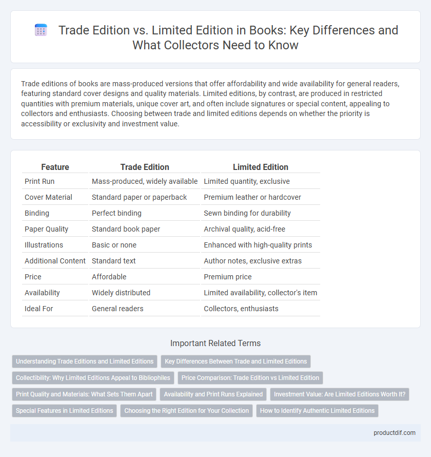 Trade Edition vs. Limited Edition in Books: Key Differences and What Collectors Need to Know