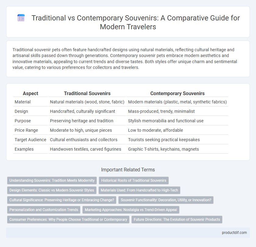 Traditional vs Contemporary Souvenirs: A Comparative Guide for Modern Travelers