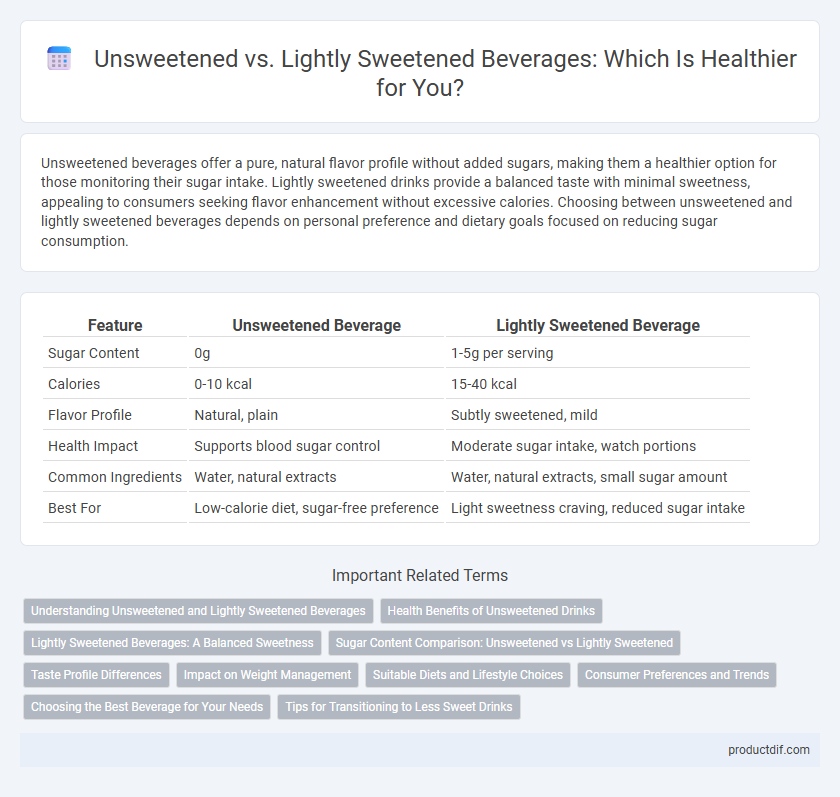 Unsweetened vs. Lightly Sweetened Beverages: Which Is Healthier for You?