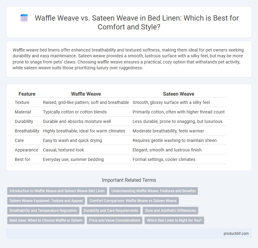 Waffle Weave vs. Sateen Weave in Bed Linen: Which is Best for Comfort and Style?