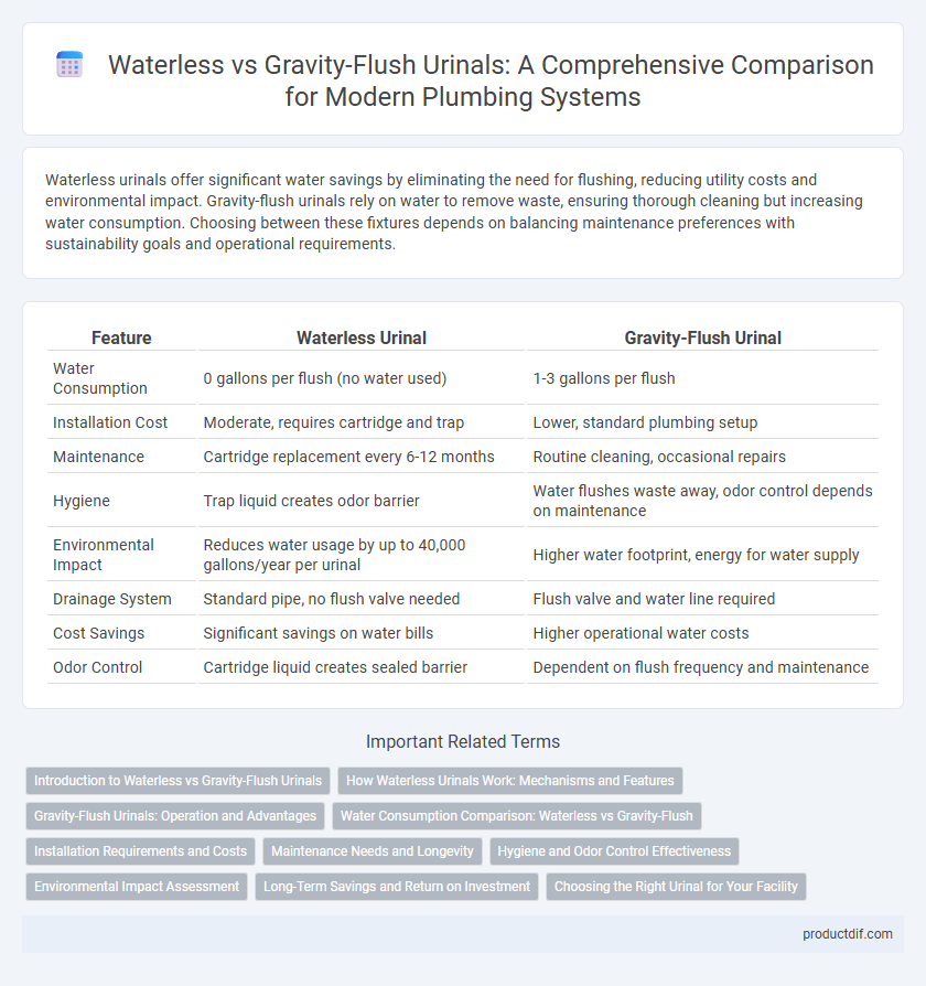 Waterless vs Gravity-Flush Urinals: A Comprehensive Comparison for Modern Plumbing Systems