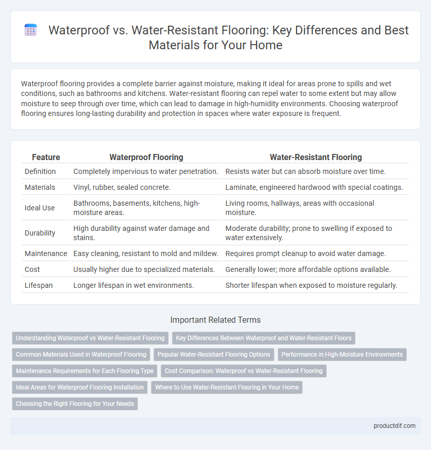 Waterproof vs. Water-Resistant Flooring: Key Differences and Best Materials for Your Home