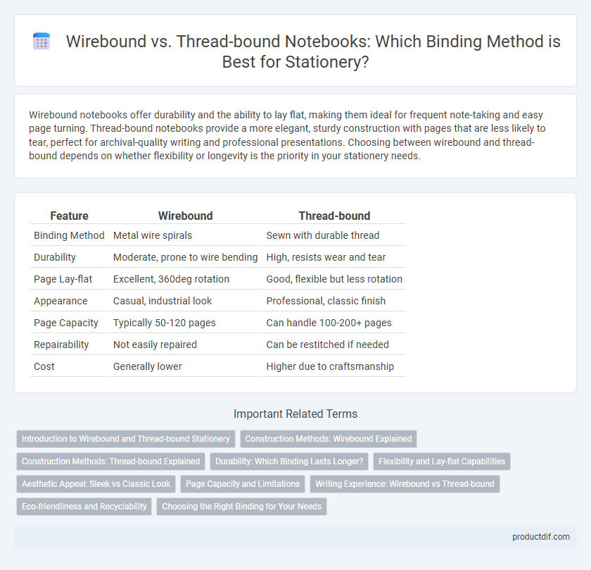 Wirebound vs. Thread-bound Notebooks: Which Binding Method is Best for Stationery?
