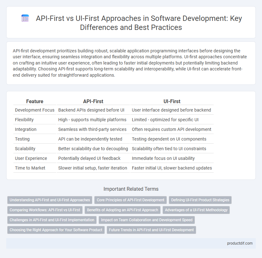 API-First vs UI-First Approaches in Software Development: Key Differences and Best Practices