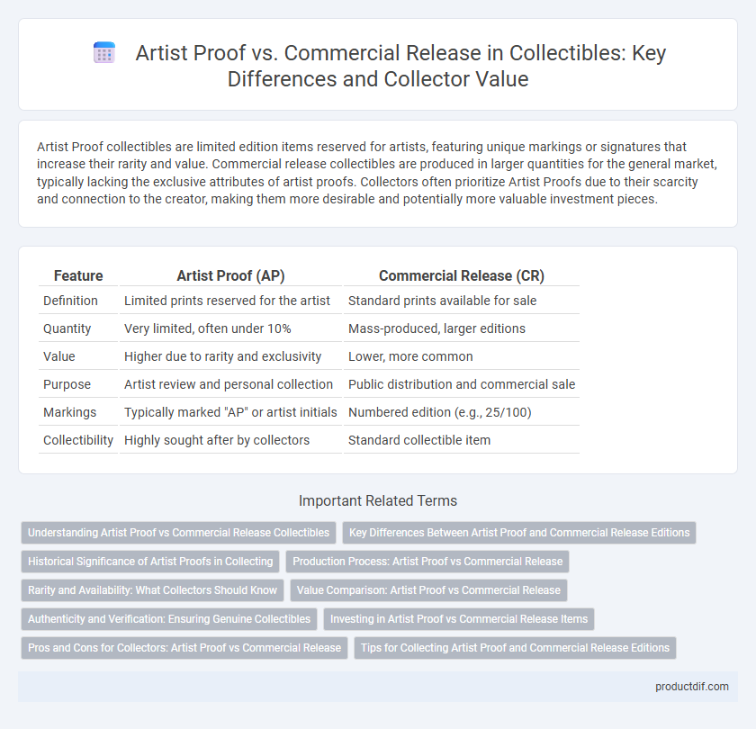 Artist Proof vs. Commercial Release in Collectibles: Key Differences and Collector Value