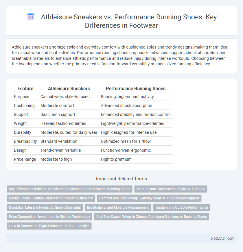 Athleisure Sneakers vs. Performance Running Shoes: Key Differences in Footwear