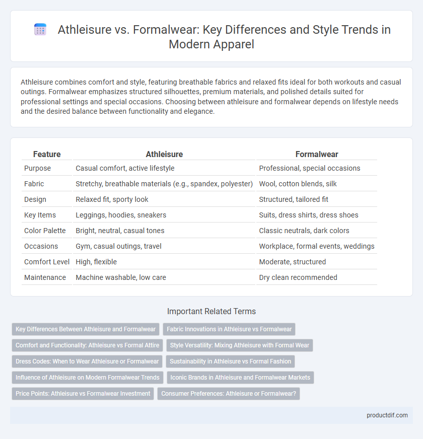 Athleisure vs. Formalwear: Key Differences and Style Trends in Modern Apparel