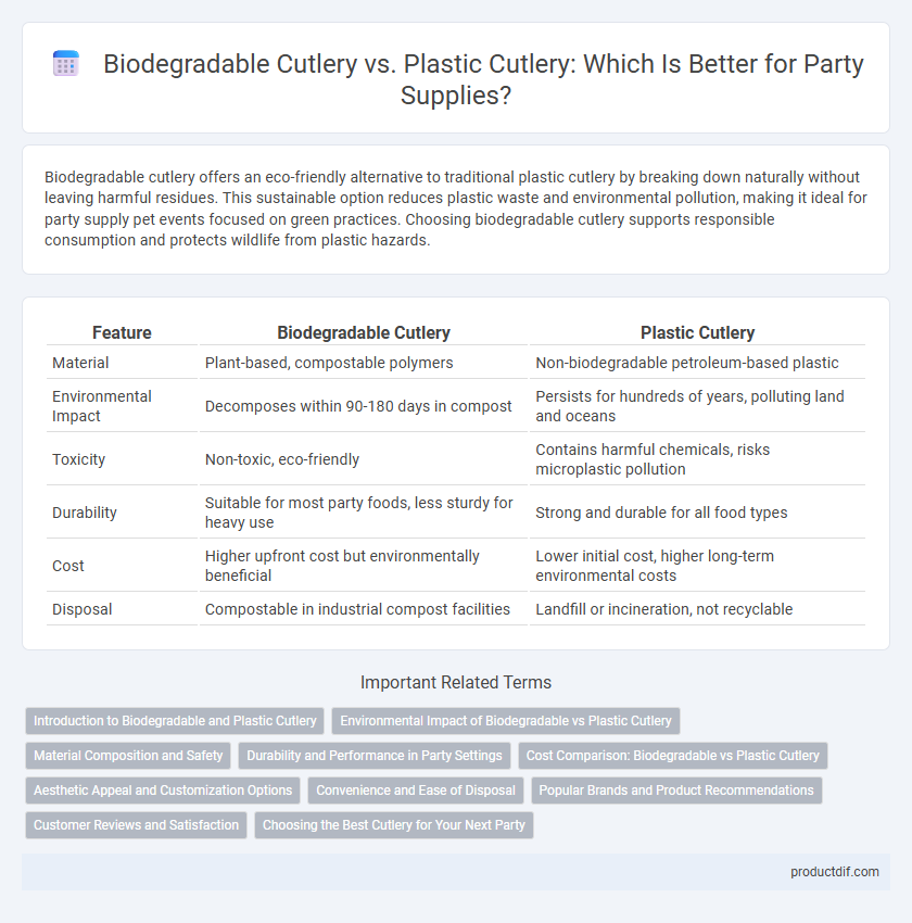 Biodegradable Cutlery vs. Plastic Cutlery: Which Is Better for Party Supplies?