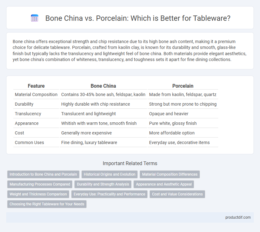 Bone China vs. Porcelain: Which is Better for Tableware?