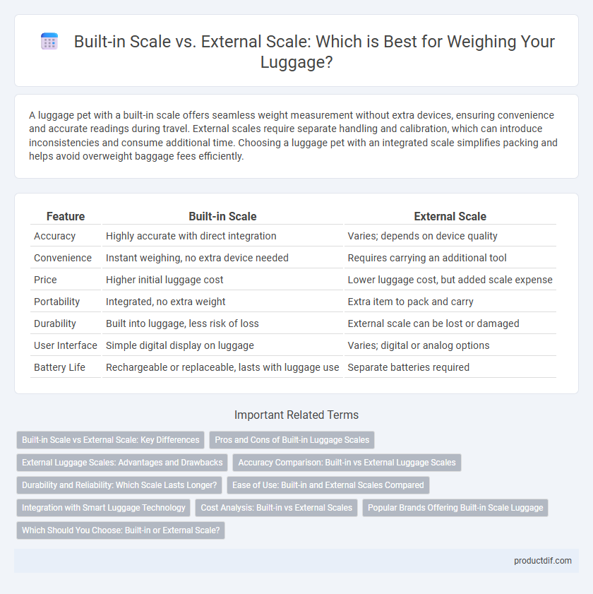 Built-in Scale vs. External Scale: Which is Best for Weighing Your Luggage?